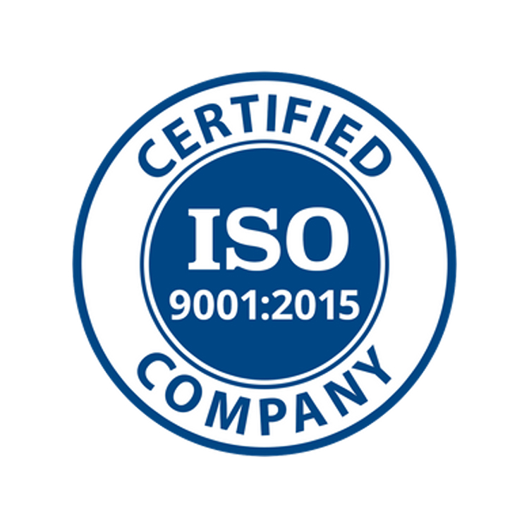 Certified ISO 9001:2015 Company