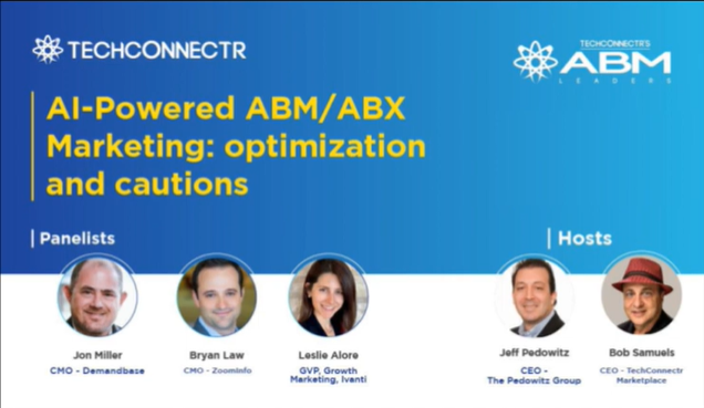 ABM Leaders’ Webinar: AI-Powered ABM/ABX Marketing: optimization and cautions