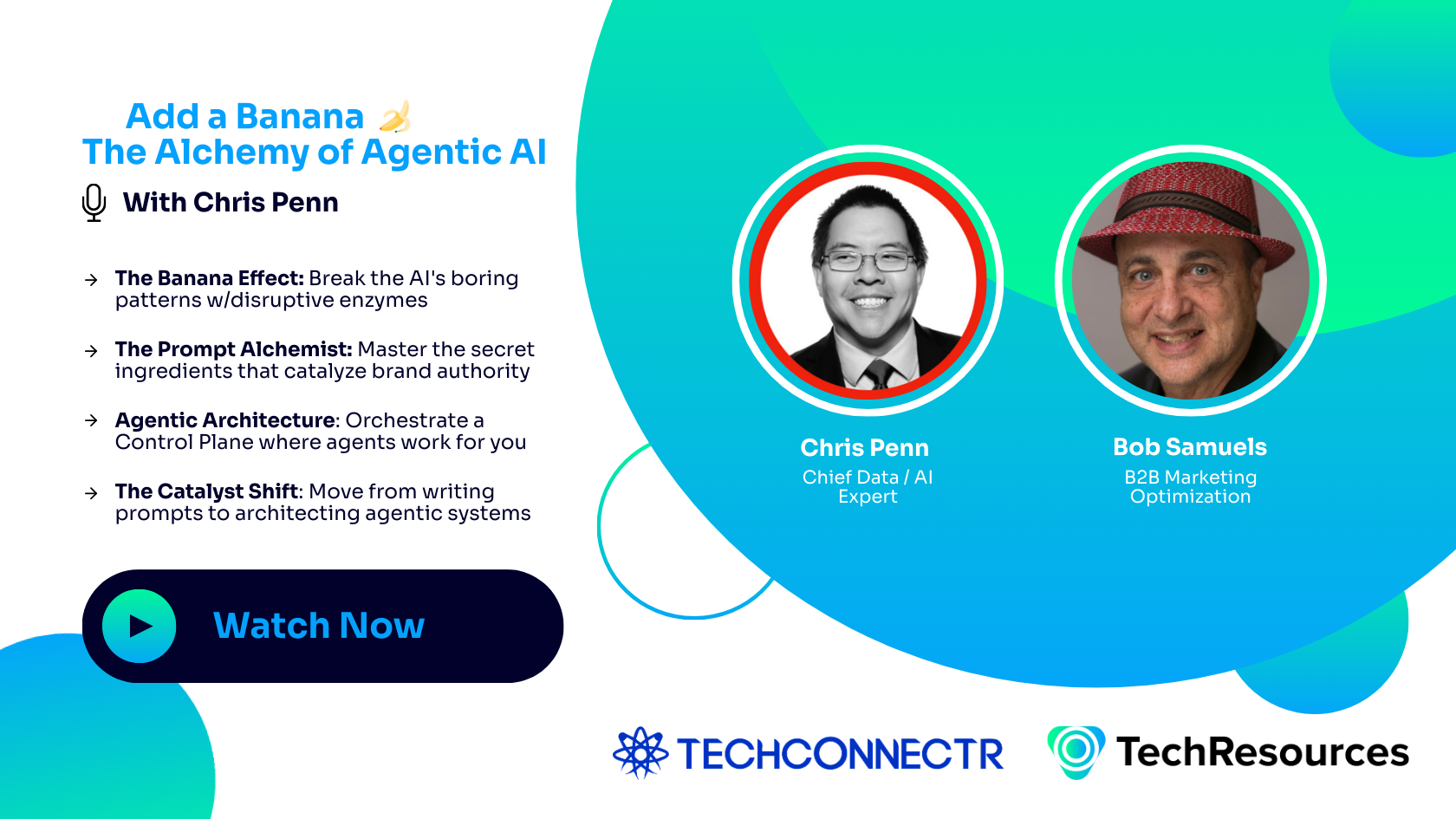 Read more about the article Webinar: Add a Banana – The Alchemy of Agentic AI