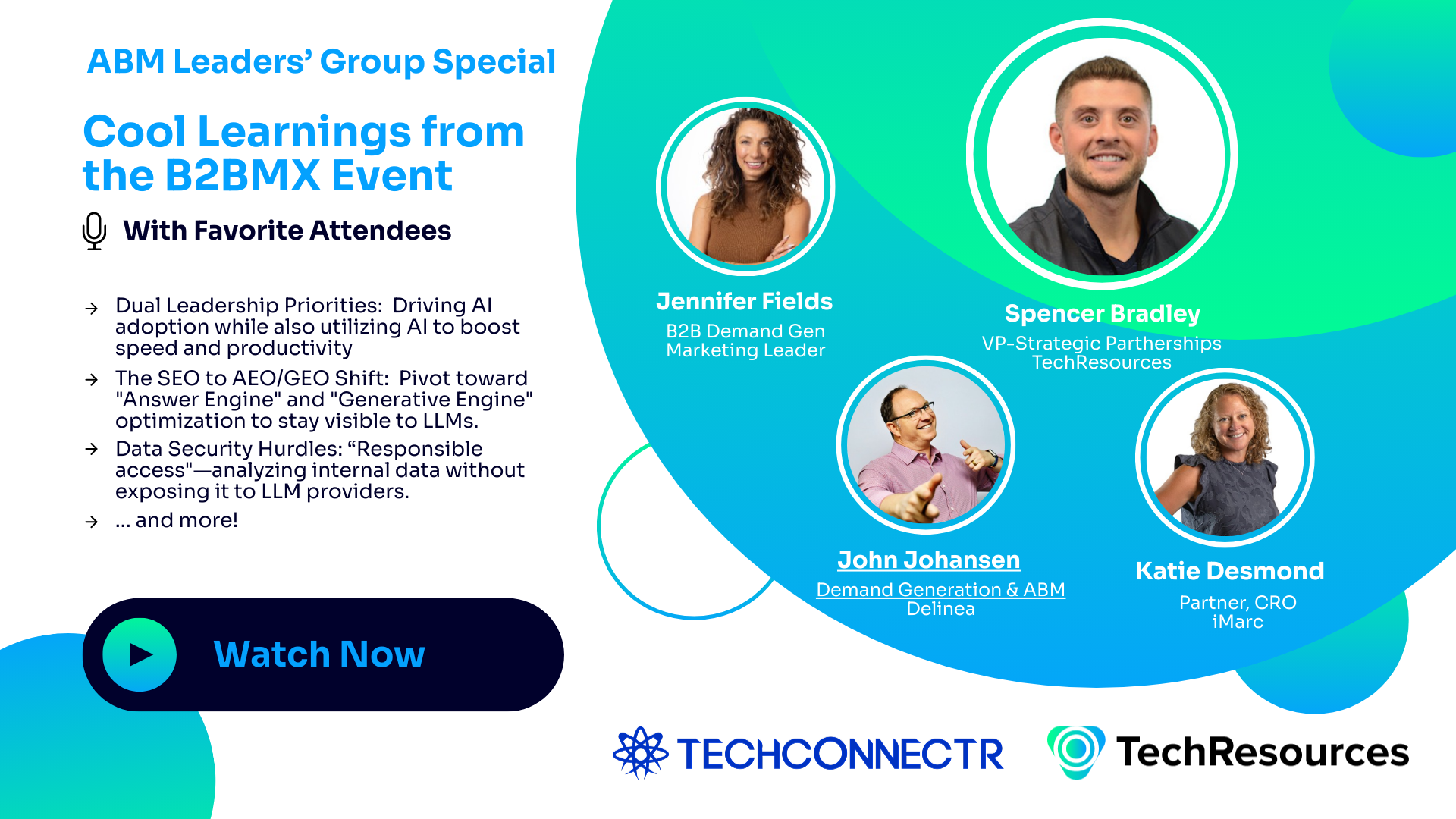 Read more about the article Watch Cool Learning from the B2BMX Event – ABM Leaders’ Group Special Podcast