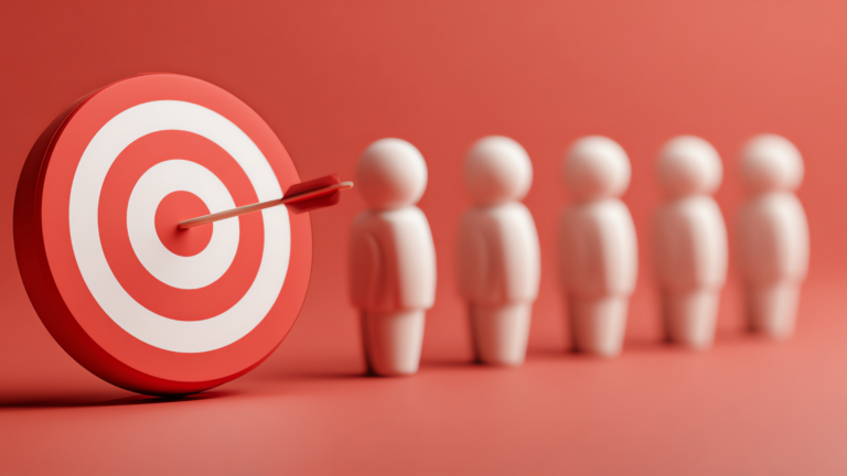 Target audience lead qualification concept